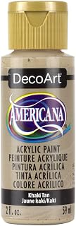 DecoArt Americana Acrylic Paint, 2-Ounce, Khaki Tan