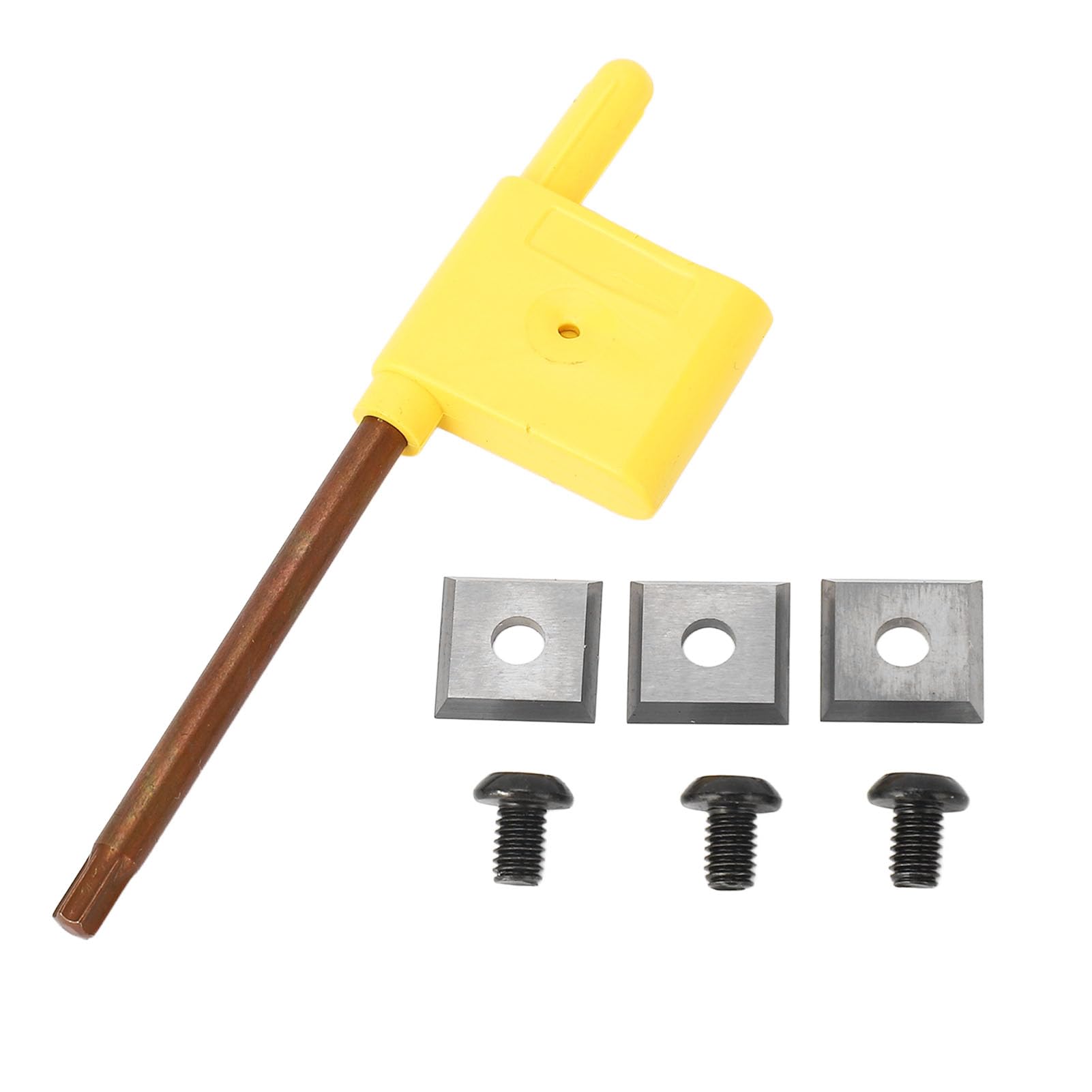 Spacnana Punta per Fresa per Superficie Spoilboard, Acciaio Ad Alto Tenore di Carbonio, Punta per Fresatura per Legno a Forma di T con Gambo da 1/2 Pollice e Diametro di Taglio di 60 Mm per