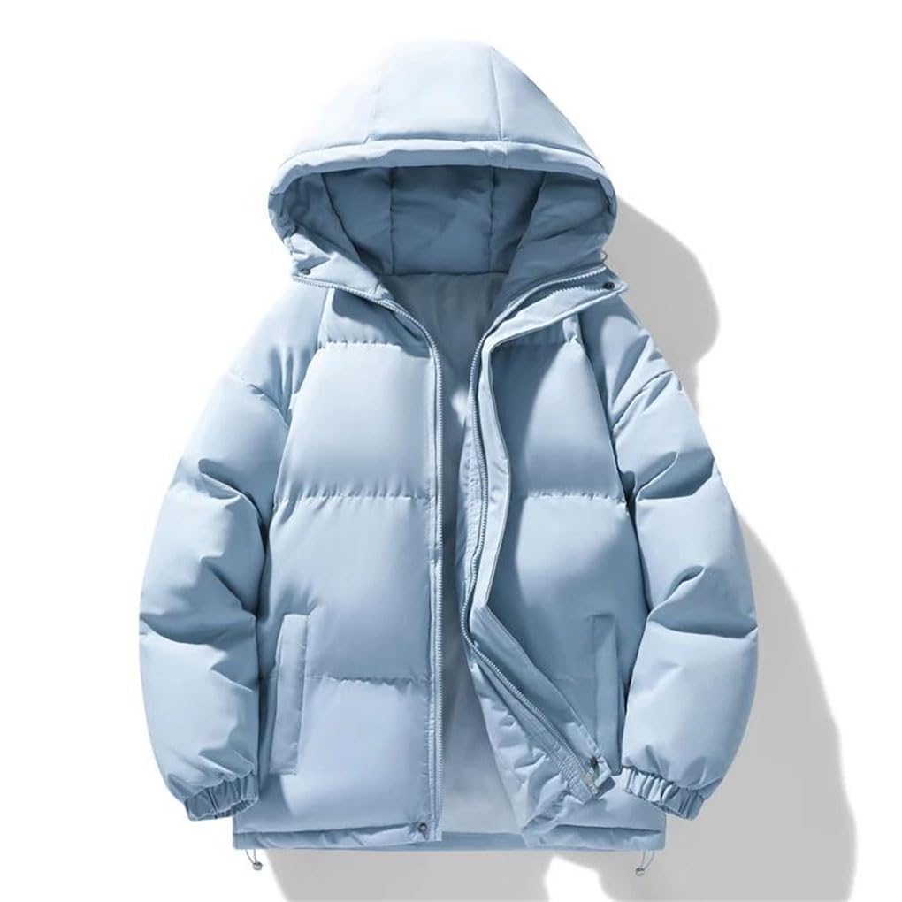 Sill-Like Cotton Top Uomo, Mens Chic Addensare Caldo Parka Trench Outerwear Uomo Taglia