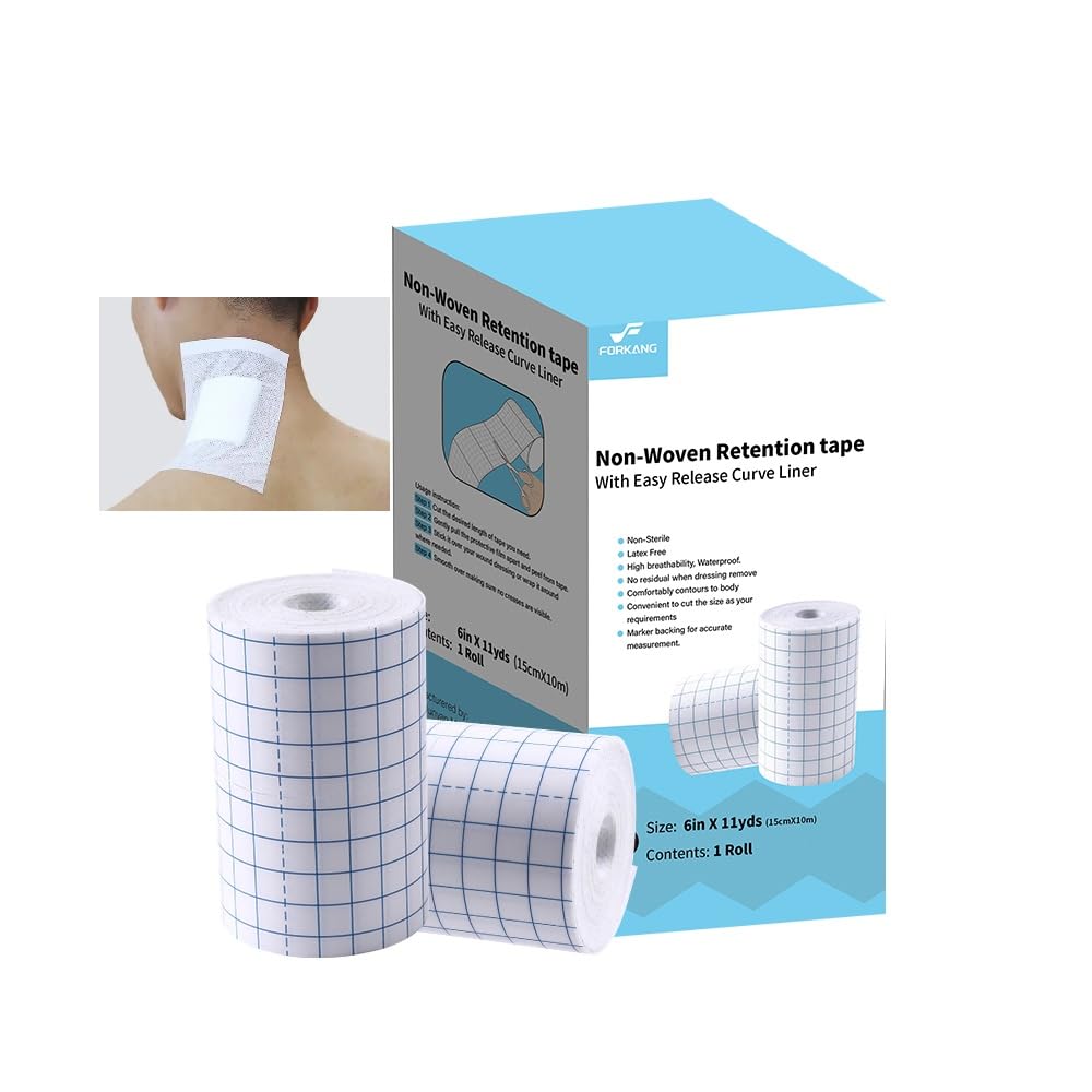 Htlary Calcium Alginate Wound Dressing Pads, 4x4 Inch Sterile Non-Stick Gauze for Burns/Ulcers - Highly Absorbent, 10 Individual Pads