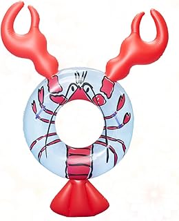 Kisangel Anel De Natação Lagosta A Lagosta Anel De Natação Inflável Suprimentos De Natação Lagosta Criativo Anel De Natação Bóia Salva-Vidas Perca Linha Flutuante Inflável Lagostim Lagosta