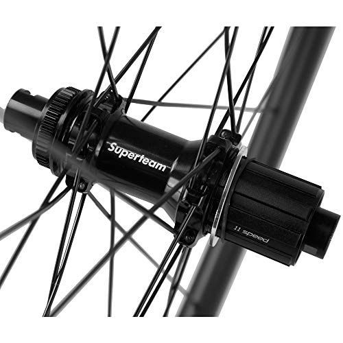 Superteam Carbon Wheel Disc Braking 45C-25 Clincher (White) #TOP7