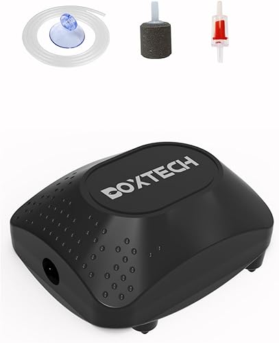 UPETTOOLS Bomba de aire de acuario para pecera, bomba de aire ultra silenciosa, bomba de oxígeno para peces, kit de burbujeador de acuario con tubo