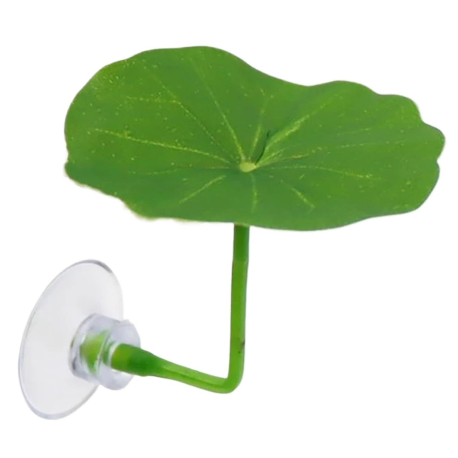 HKSDKABOP Fish Leaf Pad, 1pcs Green Leaf Hammock For Betta Fish With Suction Cup Multicolor(Color1)
