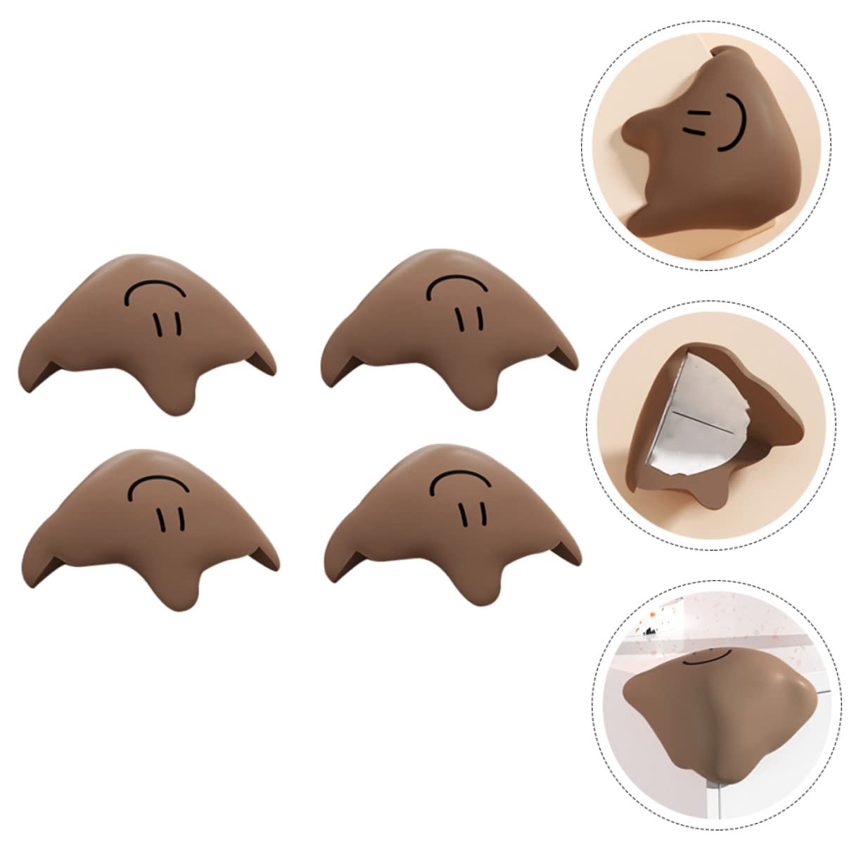 5 Sets Baby Proofing Corner Guards Eckenschutz Für Tisch Schreibtisch Regal Kanten Sicher Und Robust Einfache Anwendung 4 Stücke * 5