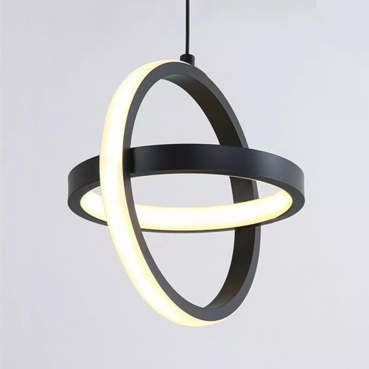 Black Pendant Lights - Classic Hanging Lights Set -11