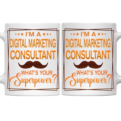 MONIZILUCKY Digital Marketing Consultant Mug, Digital Marketing Consultant Gift, Gift
