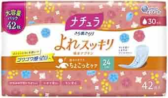 Amazon | ナチュラ さら肌さらり よれスッキリ吸水ナプキン 24cm