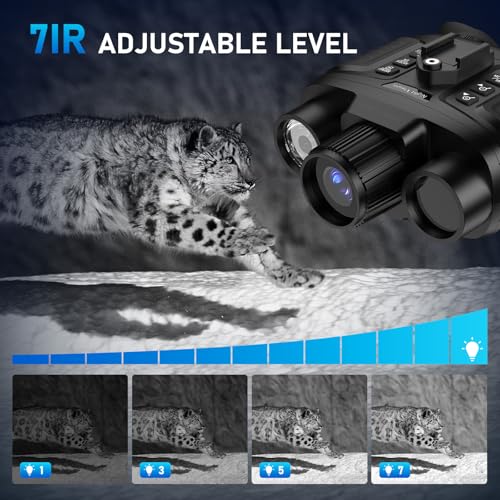 GOYOJO Binoculares de Visión Nocturna 4K Montura Cabeza miniatura 6