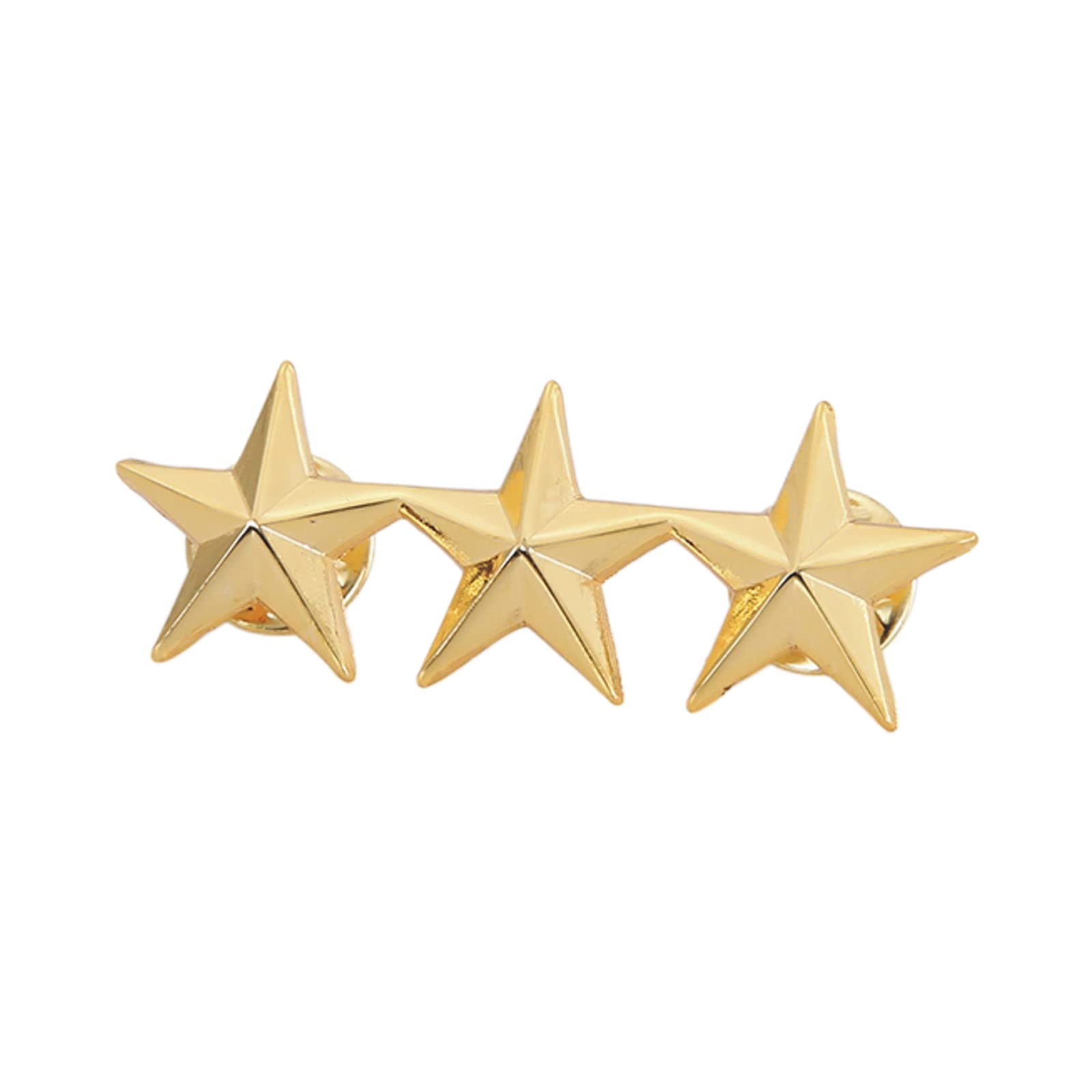 Maxtonser Women's Gold-Color 5-Angled Star Badge Fashion Lapel Pins Silver/Gold Plated Metal Star Pin Costume Decorations Brooch For Men