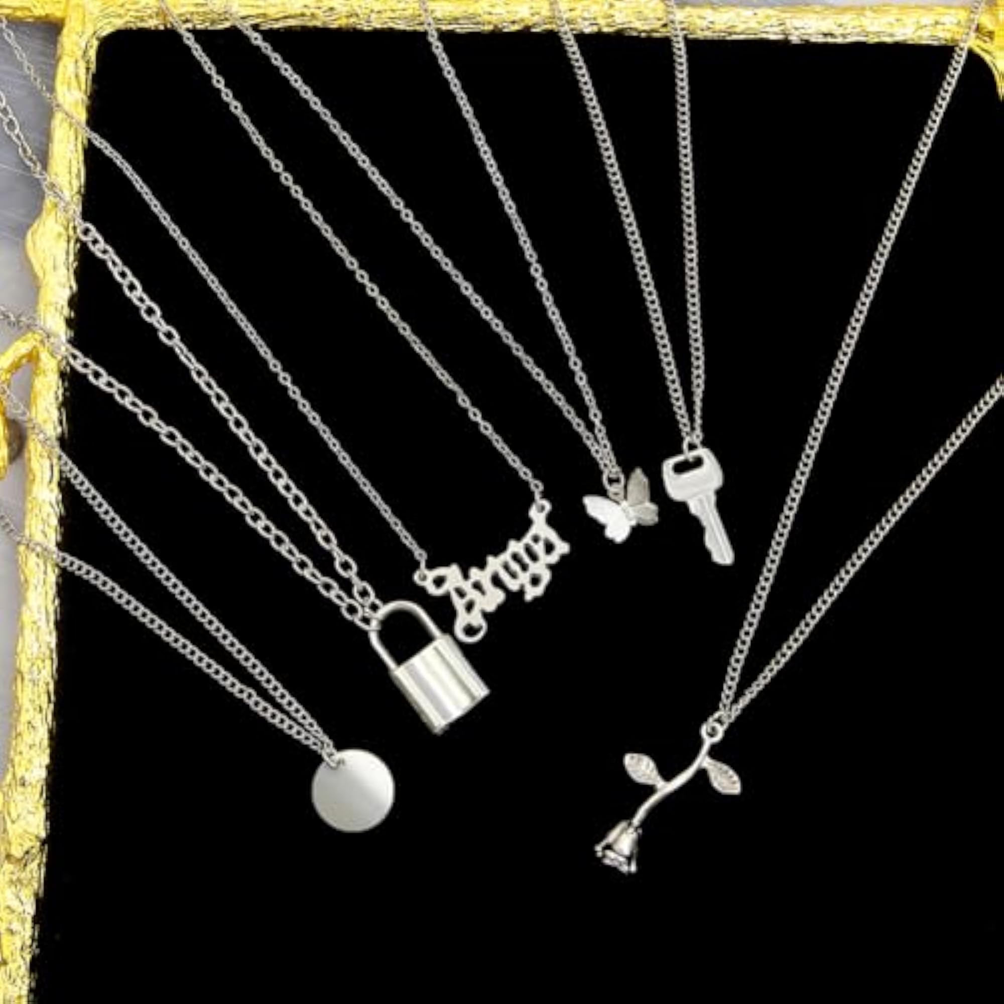 6 Pcs Combo Stylish Western Necklace Set for Pendant