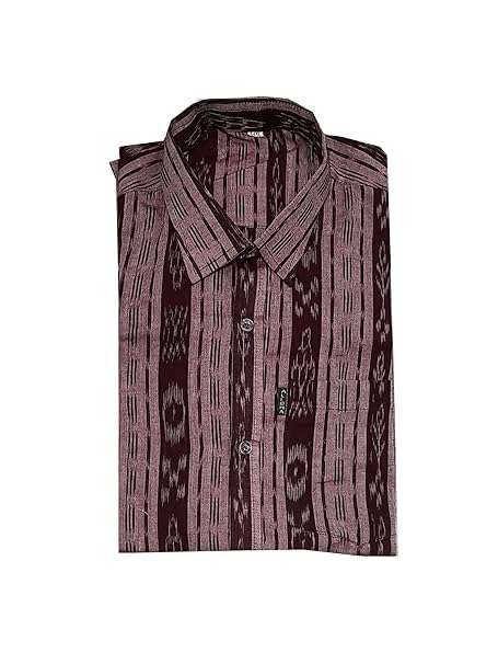 Image of Odisha Handloom 100% Pure Cotton unstitched Sambalpuri Pasapali Shirt fabric for Men /Boys Odisha Traditional kurta Soft & Breathable Natural Cotton fabric