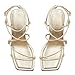 ALDO Women's Harmonni Heeled Sandal, Gold, 8