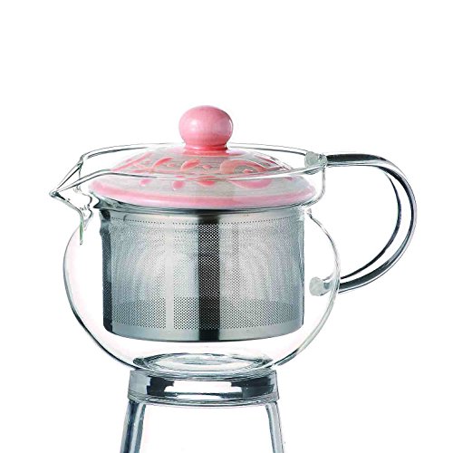 西海陶器波佐見焼 ガーデン ガラスポット ピンク 12790