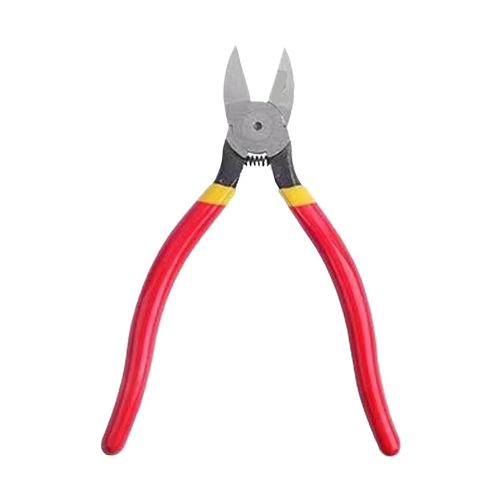 Szczypce ukośne 5/6/20.3 cm, wielofunkcyjne nożyce do kabli elektrycznych, obcinacze boczne, szczypce do spłukiwania, narzędzia ręczne (20 cm czerwone)