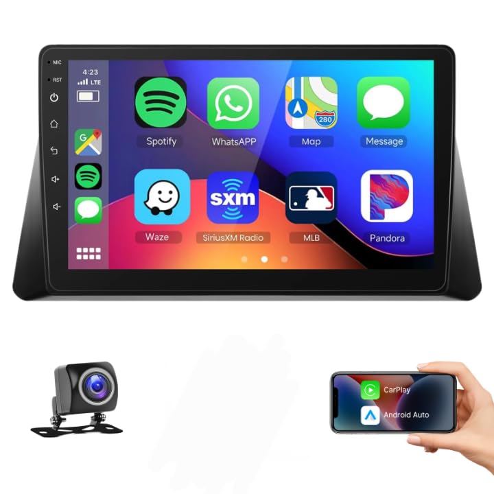 Android System Designed specifically for Honda Accord 8th 2008 to 2013,Bluetooth Mirror-link Wi-Fi Wireless Carplay USB GPS Navigation FM Radio with Reverse Camera (6GB 128GB)