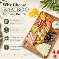 Bamboo Cutting Board 3-Piece Wooden Cutting Board for kitchen — image 7