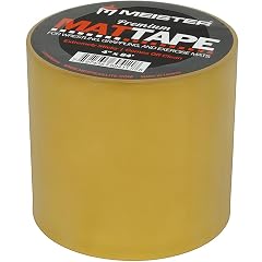 Meister Premium Mat Tape for Wrestling Grappling and Exercise Mats - Clear
