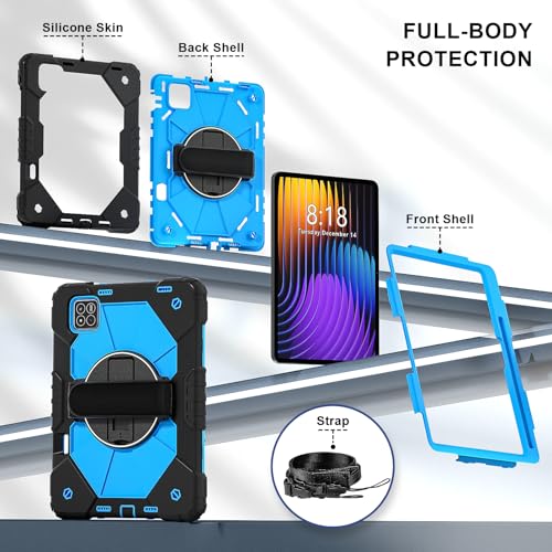Coque silicone Xiaomi Pad 7 et 7 Pro protection militaire durable bicolore
