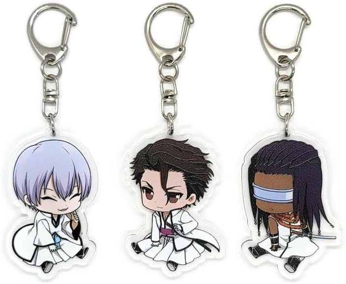 EBTY DREAMS Inc. - Set of 3 Bleac Acrylic Keychain Aizen, Ichimaru Gin, Kaname Tousen v1