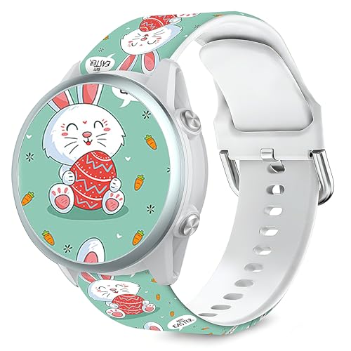 Lyforaz �z���f�[�C�[�X�^�[�o���h Samsung Galaxy Watch 3 45mm�Ή� 22mm �\�t�g�V���R�� ���킢���X�g���b�v Venu 4 45mm/3/2/Forerunner 570 47mm/970/965/955 �X�}�[�g�E�H