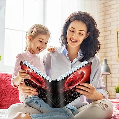 Image of Red Basketball Photo Album 4x6 120 Pockets Photos with Strong Elastic Band, Small Mini Albums Sheet Protector Folder for Photos, Album for Family Wedding Baby Women Men Vacation Gift