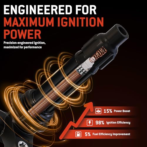 HYR Set of 6 Ignition Coil Pack Fit for Honda & Acura Models - Accord 2008-2012 Accord Crosstour 2010-2011 Crosstour 2012 Odyssey 2008-2017 RL 3.5L 3.7L,# UF-603