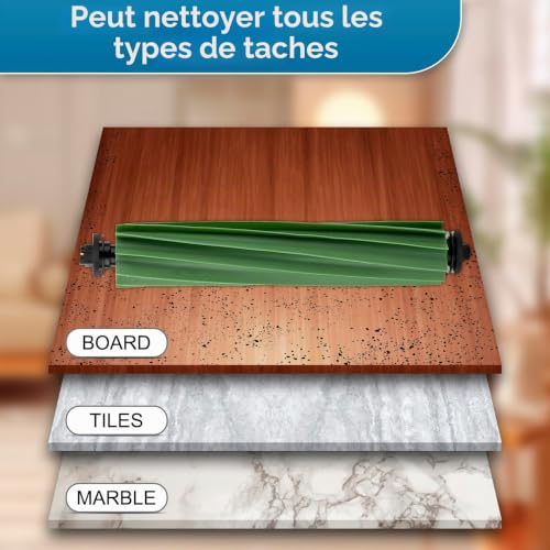 Kit de 7 Pièces pour Aspirateur Robot Roomba 205 DustCompactor : 1 Brosse Rotative, 2 Lingettes de Nettoyage, 2 Brosses Latérales, 2 Filtres HEPA – vue 2