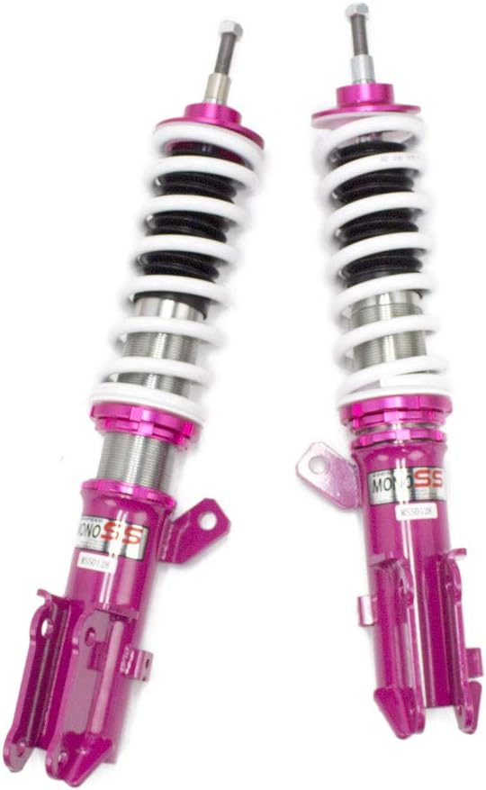 Godspeed MSS0218 MonoSS Coilovers Lowering Kit, Ride Height And Damping Adjustable, compatible with Kia Rio (YB) 2018-20