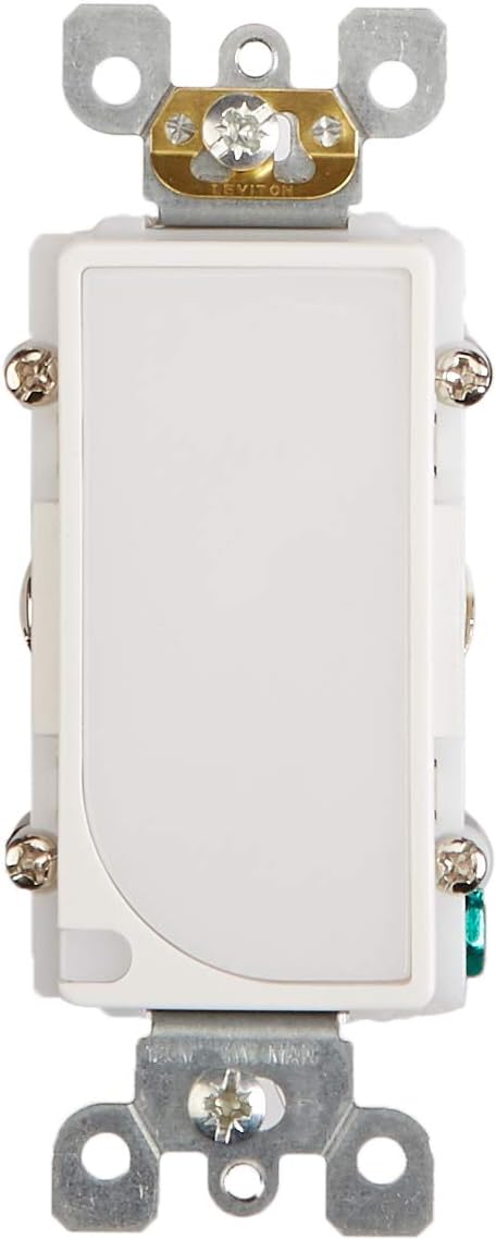 Leviton 120V AC Decora LED Full Guide Light, 6527-W, White
