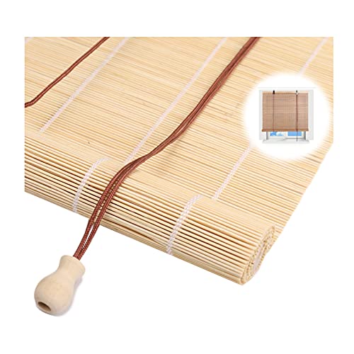 LIANGJUN Rollo Bambus Bambusrollo Vorhang Raffrollos, Halbschatten Rolle Schatten Mit Thermal Isoliert, Privatsphäre Bildschirm Partition Fensterläden Zum Indoor Küche Gang Cover
