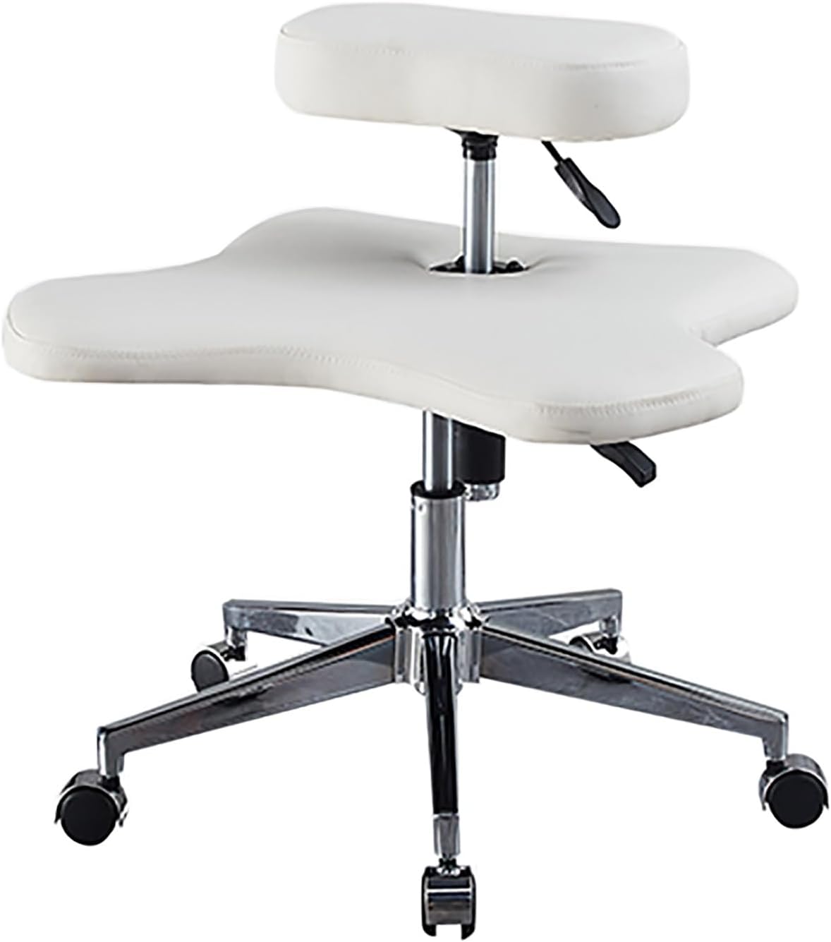 Ergonomic Kneeling Chair with Wheels Height Adjustable Home Office Desk Chair for Meditation Cross Legged Chair for Improved Posture One Size Fits All