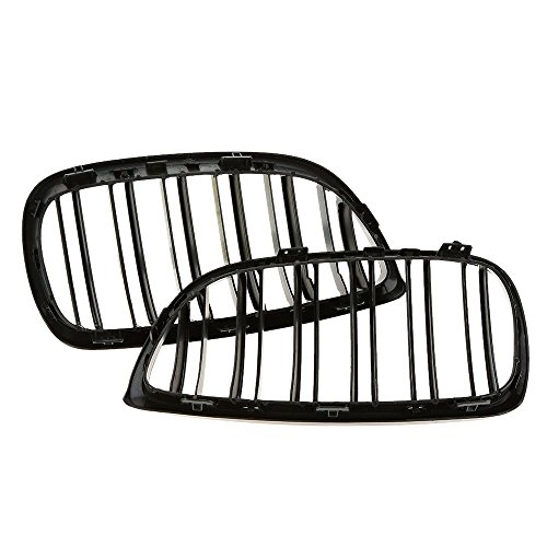 Gril avant double pont noir brillant calandres E92 E93 2006 2007 2008 2009