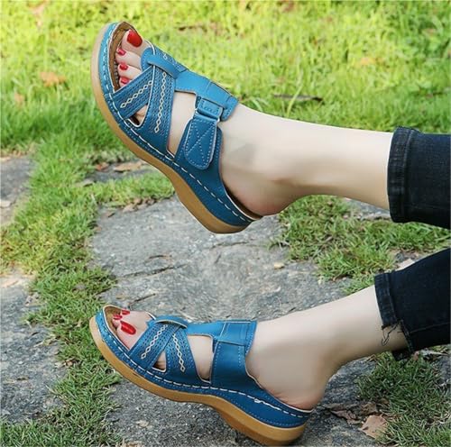 Summer Women Wedge Sandals Orthopedic Open Toe Sandals4