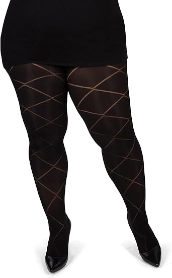 MeMoi Diamond Opaque Plus Size Curvy 