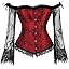 Elaborate Gothic Corset Dress | Gothicana by EMP Midi-jurk