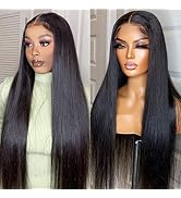 Lakin 220 Density HD Lace Front Wigs Human Hair Wigs for Black Women Pre Plucked with Baby Hair 4...