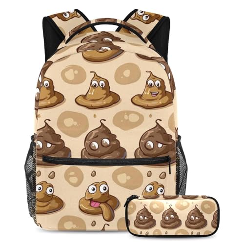 Sac à dos polyvalent 2 pièces grand volume imprimé mignon fille