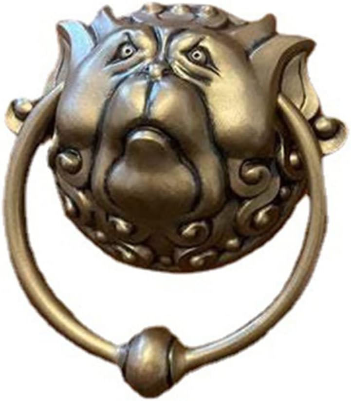 Vintage Resin Door Knockers Dragon Face & Gate Knocker Handle Pull Accessories Home Decor