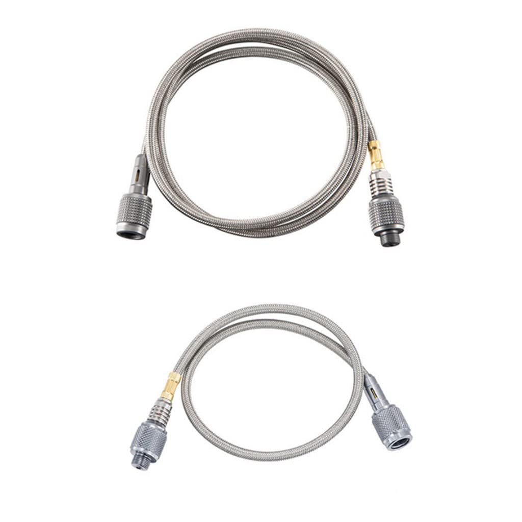 Manguera adaptadora de propano Kit de conexión de regulador y manguera, extensión de gas, conector de manguera, adaptadores de apagado automático for estufa de gas, for acampar al aire libre(0.5m and