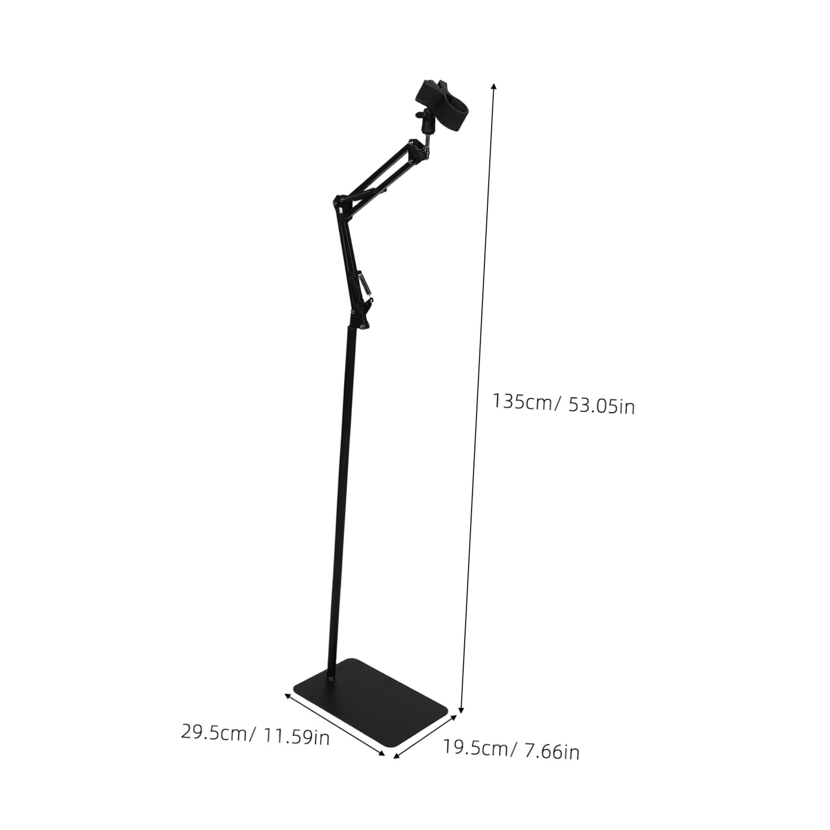 Yardwe Soporte para Secador de Pelo Abrazadera Ajustable Manos Libres para Baño Salón y Dormitorio