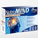 Ti Nutro Lab Fosfatidilserina Integratore per Memoria, Attenzione e Supporto Cognitivo con Bacopa, Ashwagandha, Eleuterococco, Vitamina D3 - Controllo del Cortisolo - 60 Cps 2 Mesi - Made in Italy