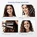 Crimper Hair Tool, Mini Hair Crimper for Women Heating up 390°F, Waver Curling Iron with Europe UK Adapter Plug, Double Voltage Crimping Iron for All Style (9.5 Inch/1.5 Inch)