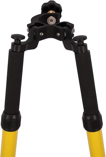 Miniatura 4 de Trípode Bípode Topografía Pulgar Liberación, Aluminio Trípode Bípode para Prisma Polos Topografía o Gps Polos de Estación Total GPS GNSS