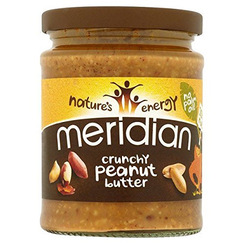 Meridian Mantequilla de Maní Crujiente Sin Sal 280g Pack de 2
