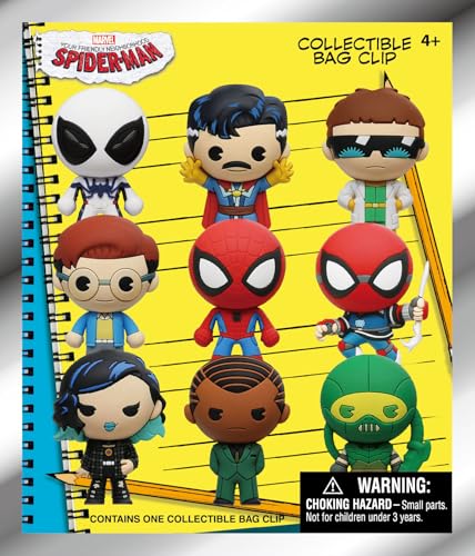 Your Friendly Neighborhood Spider-Man Series 1 – 5" Collectible Bag Clip – Blind Bag (ONE Random Figure) – Marvel Superhero Character Keychain/Backpack Accessory | Official Licensed Merchandise