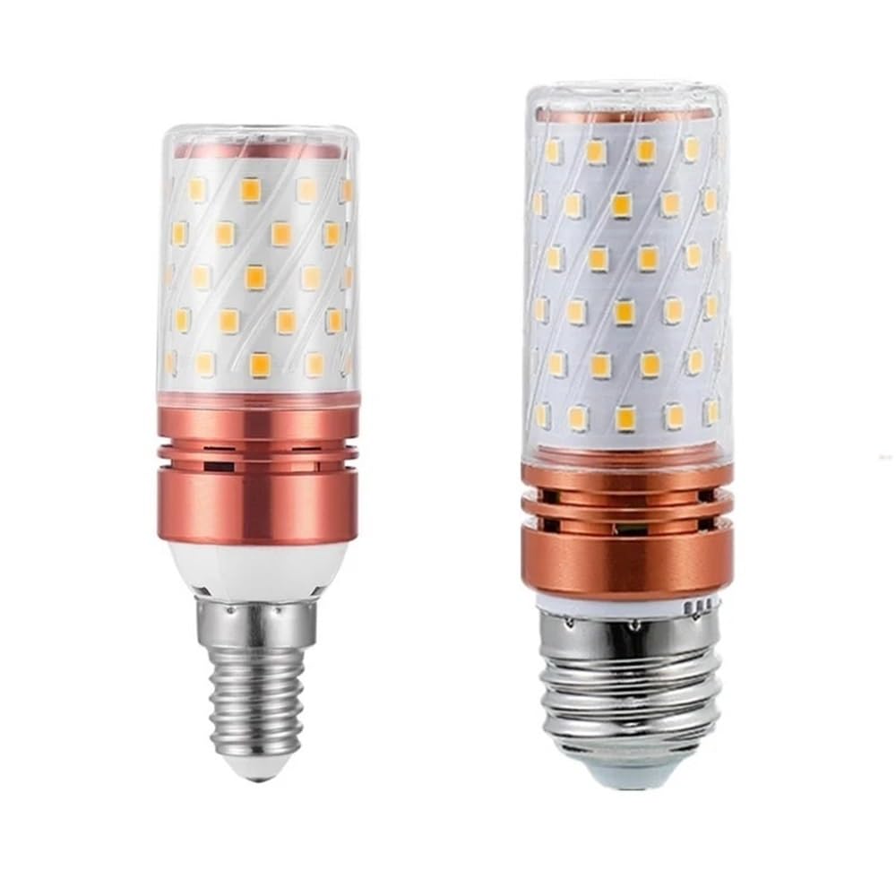 Lampadine a LED ad Alta Tensione, 10 Pezzi, AC110V/220V E14 E27, lampadine a Mais a LED, Tre Colori Misti, Bianco Caldo + Bianco 3000K, 4000K, 6000K, 12W e 16W, lampadine per Uso Domestico
