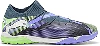 PUMA Men's Future 7 Pro Cage Soccer Cleats - Green/Purple | FUZIONFIT Adaptive Upper, Pro Grip, Multi-Stud Outsole