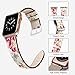 Pantheon Compatible with Apple Watch Band 42mm 44mm for Women - Floral Leather Compatible iWatch Bands/Strap for Series 4 3 2 1