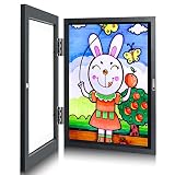 Sank Kids Art Frames Projects – Front Opening and Changeable Picture Display for DIN. A4 Art-Work, S